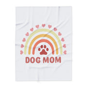 Arctic Fleece Blanket Boho Rainbow Dog Mom Dog Lover Birthday Christmas Anniversary Gift Present For Her